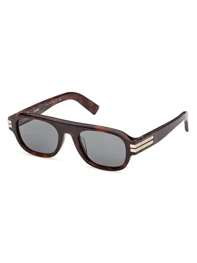 Zegna Men's 52MM Oval Sunglasses | Thumbnail 1 Zegna Men's 52MM Oval Sunglasses | Thumbnail 1