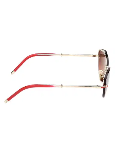 Christian Louboutin Women's 59MM Cat-Eye Sunglasses - Gold Red | Thumbnail 7