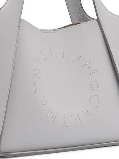 Stella McCartney Women's Logo Grainy Alter Mat Crossbody Tote Bag | Thumbnail 6 Stella McCartney Women's Logo Grainy Alter Mat Crossbody Tote Bag | Thumbnail 6