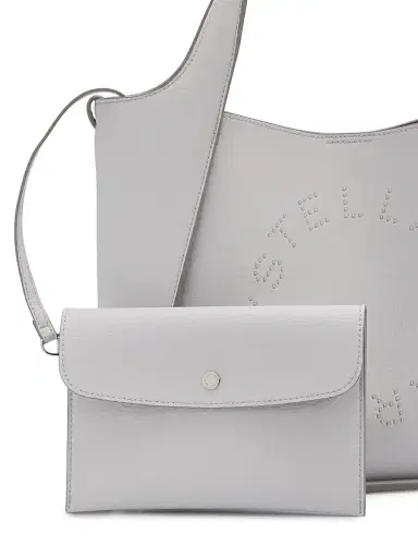 Stella McCartney Women's Logo Grainy Alter Mat Crossbody Tote Bag | Thumbnail 7 Stella McCartney Women's Logo Grainy Alter Mat Crossbody Tote Bag | Thumbnail 7