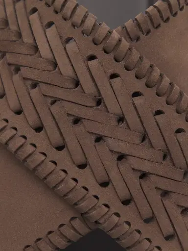 Manolo Blahnik Men's Tex Woven Suede Sandals - Dark Brown - Size 12 | Thumbnail 6 Manolo Blahnik Men's Tex Woven Suede Sandals - Dark Brown - Size 12 | Thumbnail 6