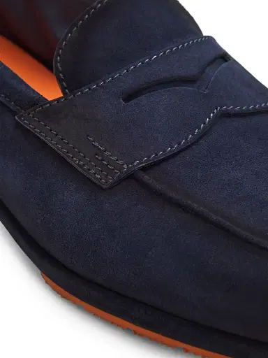 Santoni Men's Carlo Suede Driving Loafers | Thumbnail 5 Santoni Men's Carlo Suede Driving Loafers | Thumbnail 5