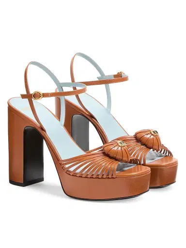 Valentino Garavani Women's Sandal Royal 115MM Platform Sandals in Kidskin Leather | Thumbnail 2 Valentino Garavani Women's Sandal Royal 115MM Platform Sandals in Kidskin Leather | Thumbnail 2