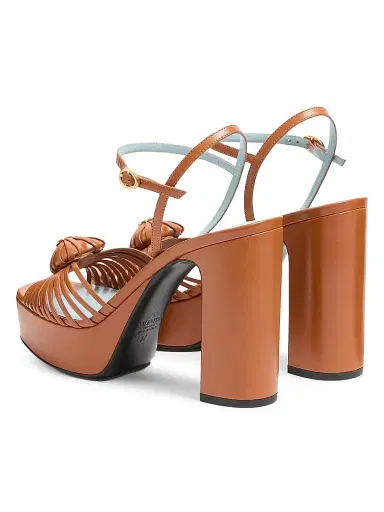 Valentino Garavani Women's Sandal Royal 115MM Platform Sandals in Kidskin Leather | Thumbnail 3 Valentino Garavani Women's Sandal Royal 115MM Platform Sandals in Kidskin Leather | Thumbnail 3