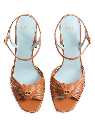 Valentino Garavani Women's Sandal Royal 115MM Platform Sandals in Kidskin Leather | Thumbnail 4 Valentino Garavani Women's Sandal Royal 115MM Platform Sandals in Kidskin Leather | Thumbnail 4