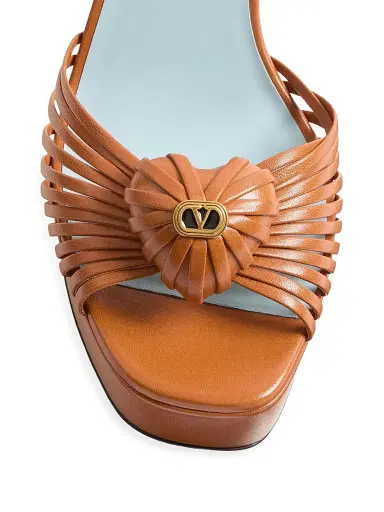 Valentino Garavani Women's Sandal Royal 115MM Platform Sandals in Kidskin Leather | Thumbnail 5 Valentino Garavani Women's Sandal Royal 115MM Platform Sandals in Kidskin Leather | Thumbnail 5