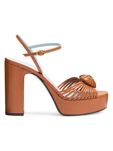 Valentino Garavani Women's Sandal Royal 115MM Platform Sandals in Kidskin Leather | Thumbnail 1 Valentino Garavani Women's Sandal Royal 115MM Platform Sandals in Kidskin Leather | Thumbnail 1