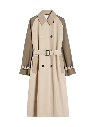 Weekend Max Mara Women's Reversible Water Repellent Gabardine Trench Coat - Beige - Size 12 | Thumbnail 1 Weekend Max Mara Women's Reversible Water Repellent Gabardine Trench Coat - Beige - Size 12 | Thumbnail 1