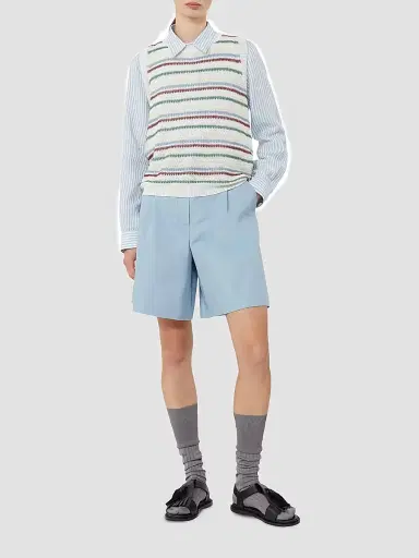 Weekend Max Mara Women's Linen Yarn Waistcoat Top | Thumbnail 5