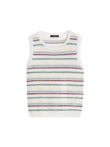 Weekend Max Mara Women's Linen Yarn Waistcoat Top | Thumbnail 1