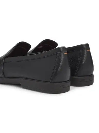 Santoni Men's Malibu Leather Loafers - Black - Size 13 | Thumbnail 3 Santoni Men's Malibu Leather Loafers - Black - Size 13 | Thumbnail 3