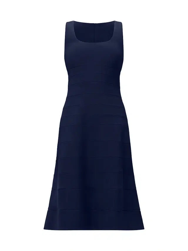 Hervé Léger Women's Zinnia Stretch Crepe Midi-Dress - Storm