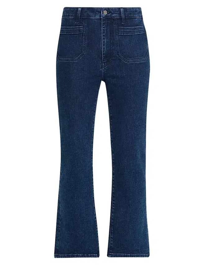 FRAME Women's The Reboot Crop Modernist Pocket Mid-Rise Stretch Jeans - Jest