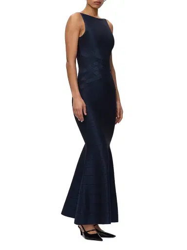 Hervé Léger Women's The Dion Bandage Mermaid Gown | Thumbnail 4 Hervé Léger Women's The Dion Bandage Mermaid Gown | Thumbnail 4