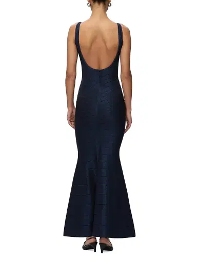 Hervé Léger Women's The Dion Bandage Mermaid Gown | Thumbnail 5 Hervé Léger Women's The Dion Bandage Mermaid Gown | Thumbnail 5