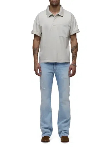 Hudson Jeans Men's Walker Kick Flare Jeans - Lakewood | Thumbnail 2 Hudson Jeans Men's Walker Kick Flare Jeans - Lakewood | Thumbnail 2
