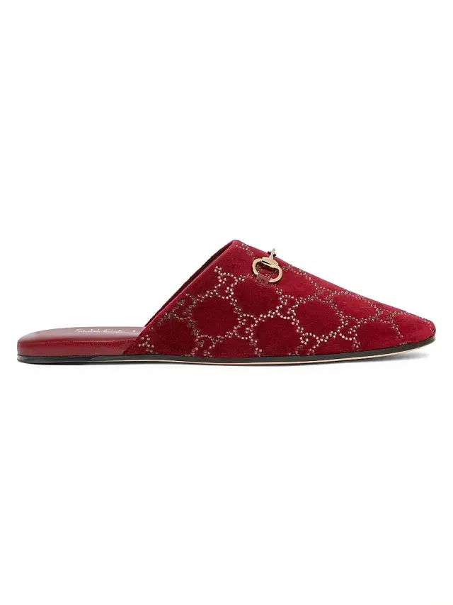 Women's Lucy Horsebit Velvet Mules - Ros Ancora