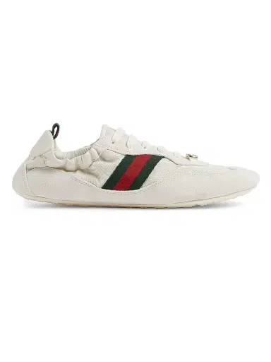 Gucci Women's GG Canvas Low-Top Sneakers - Off White - Size 12 | Thumbnail 1