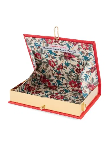 Olympia Le-Tan Women's Pineapple Embroidered Book Clutch - Amarilys | Thumbnail 4
