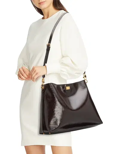 Dolce & Gabbana Women's Tumbled Leather Shoulder Bag | Thumbnail 2 Dolce & Gabbana Women's Tumbled Leather Shoulder Bag | Thumbnail 2