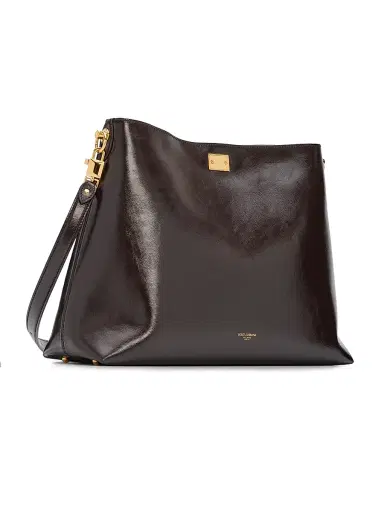 Dolce & Gabbana Women's Tumbled Leather Shoulder Bag | Thumbnail 3 Dolce & Gabbana Women's Tumbled Leather Shoulder Bag | Thumbnail 3