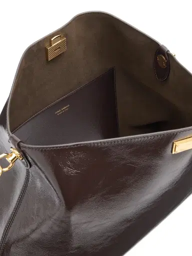 Dolce & Gabbana Women's Tumbled Leather Shoulder Bag | Thumbnail 4 Dolce & Gabbana Women's Tumbled Leather Shoulder Bag | Thumbnail 4