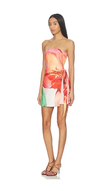 MINKPINK Zinnia Tie Side Mini Dress | Thumbnail 2 MINKPINK Zinnia Tie Side Mini Dress | Thumbnail 2