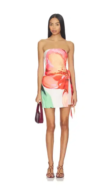 MINKPINK Zinnia Tie Side Mini Dress | Thumbnail 1 MINKPINK Zinnia Tie Side Mini Dress | Thumbnail 1