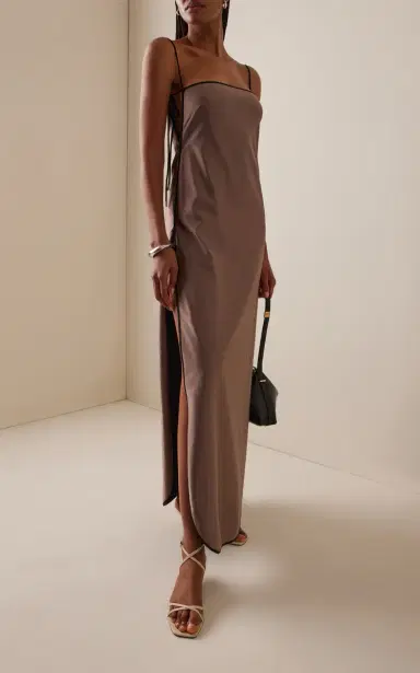 Temily Signature Summer Bones Satin Maxi Dress | Thumbnail 2 Temily Signature Summer Bones Satin Maxi Dress | Thumbnail 2