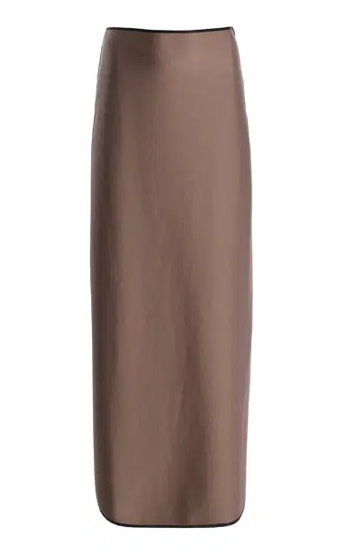 Temily Summer Bones Satin Sheath Maxi Skirt | Thumbnail 6