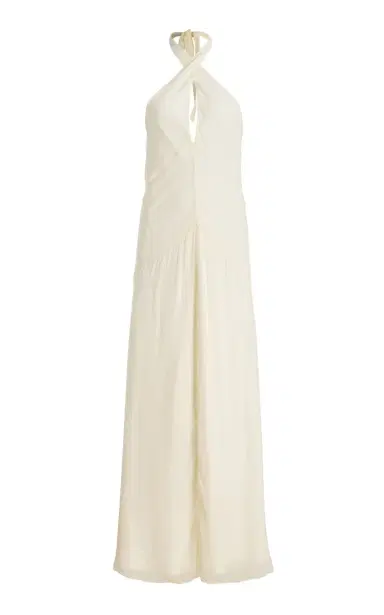 Staud Luma Crepe Maxi Dress | Thumbnail 1