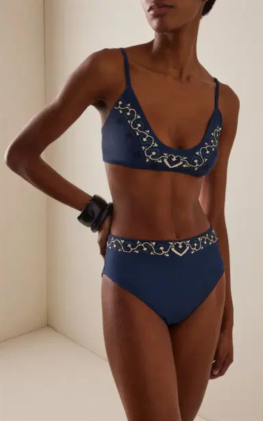 Sea Blaise Printed Bikini Bottom | Thumbnail 2