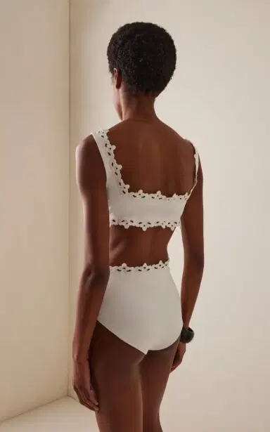Sea Leila Eyelet Bikini Top | Thumbnail 3