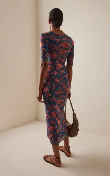 Etro Jersey Midi Dress | Thumbnail 4 Etro Jersey Midi Dress | Thumbnail 4
