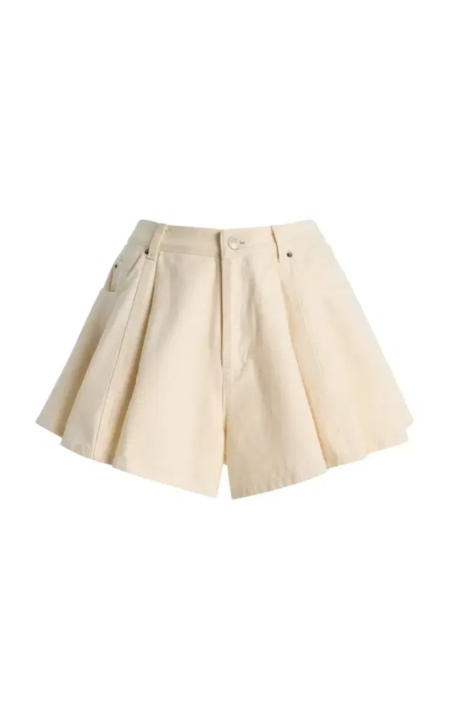 Sea Stasia Pleated Denim Shorts