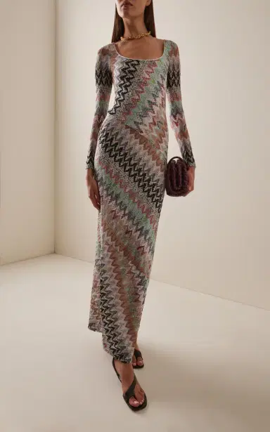 Missoni Metallic Knit Maxi Dress | Thumbnail 2 Missoni Metallic Knit Maxi Dress | Thumbnail 2