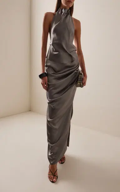 Paris Georgia Remmy Satin Maxi Skirt | Thumbnail 2 Paris Georgia Remmy Satin Maxi Skirt | Thumbnail 2