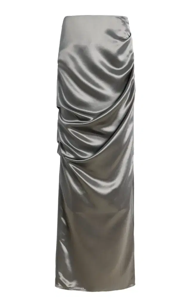Paris Georgia Remmy Satin Maxi Skirt