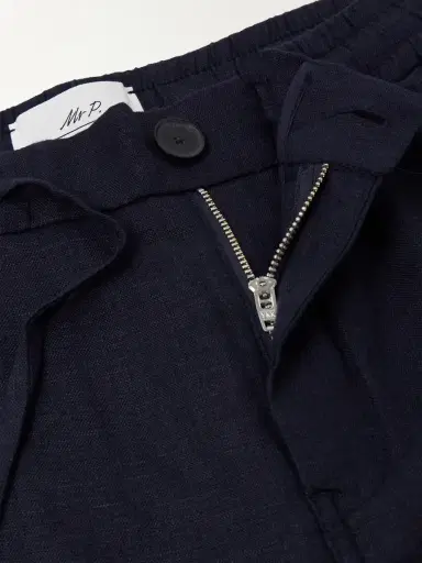 MR P. James Tapered Linen Drawstring Cargo Trousers - Men | Thumbnail 6 MR P. James Tapered Linen Drawstring Cargo Trousers - Men | Thumbnail 6