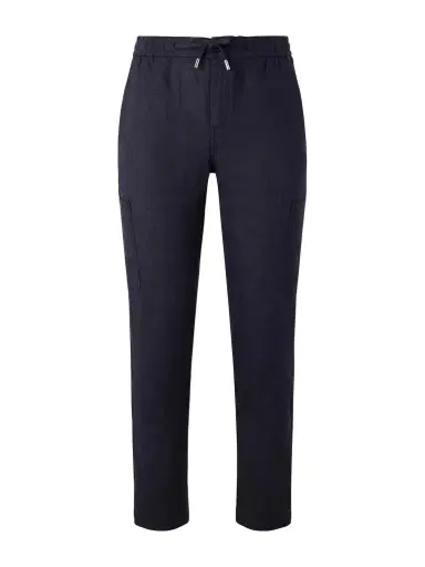 MR P. James Tapered Linen Drawstring Cargo Trousers - Men | Thumbnail 1 MR P. James Tapered Linen Drawstring Cargo Trousers - Men | Thumbnail 1