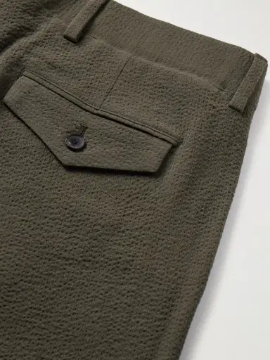 MR P. Straight-Leg Wool-Blend Seersucker Trousers - Men | Thumbnail 5