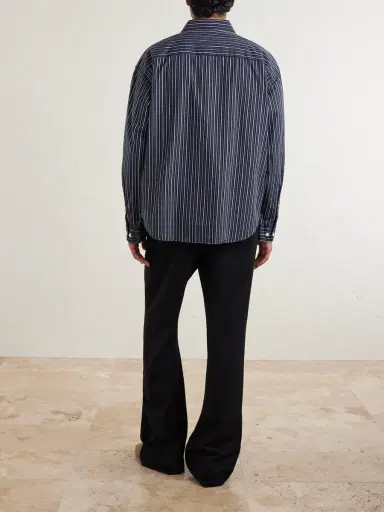 mfpen Exact Striped Cotton-Poplin Shirt - Men | Thumbnail 4