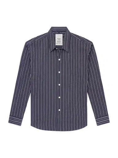 mfpen Exact Striped Cotton-Poplin Shirt - Men | Thumbnail 1