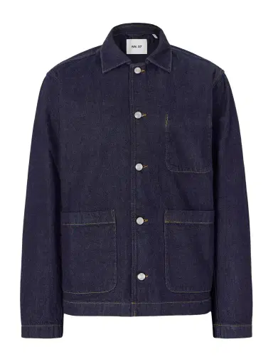 NN07 Morgan 1843 Denim Overshirt - Men | Thumbnail 1 NN07 Morgan 1843 Denim Overshirt - Men | Thumbnail 1