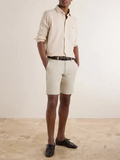 Polo Ralph Lauren Greenwich Slim-Fit Straight-Leg Stretch-Cotton Chino Shorts - Men | Thumbnail 2