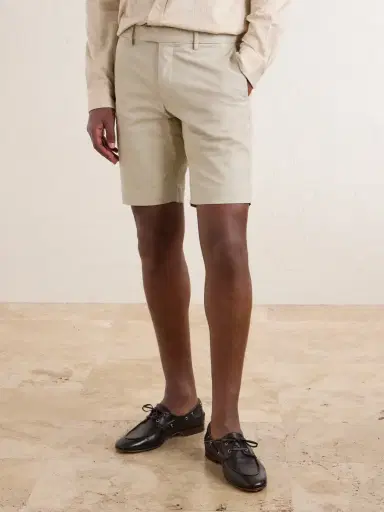 Polo Ralph Lauren Greenwich Slim-Fit Straight-Leg Stretch-Cotton Chino Shorts - Men | Thumbnail 3