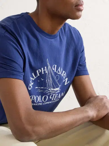 Polo Ralph Lauren Logo-Print Cotton-Jersey T-Shirt - Men | Thumbnail 5