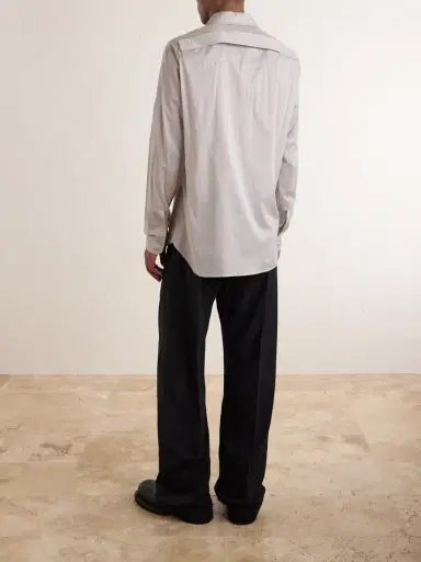 Rick Owens Organic Cotton-Voile Shirt - Men | Thumbnail 4