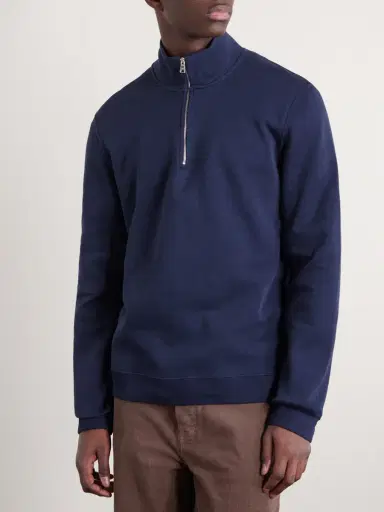 MR P. Cotton Half-Up Sweater - Men | Thumbnail 3