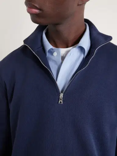 MR P. Cotton Half-Up Sweater - Men | Thumbnail 5